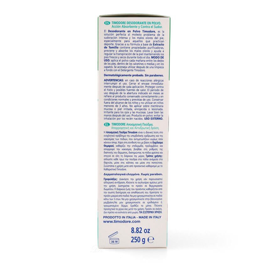 Dottor Ciccarelli Timodore Fu&szlig;puder gegen Schwei&szlig; 250 g