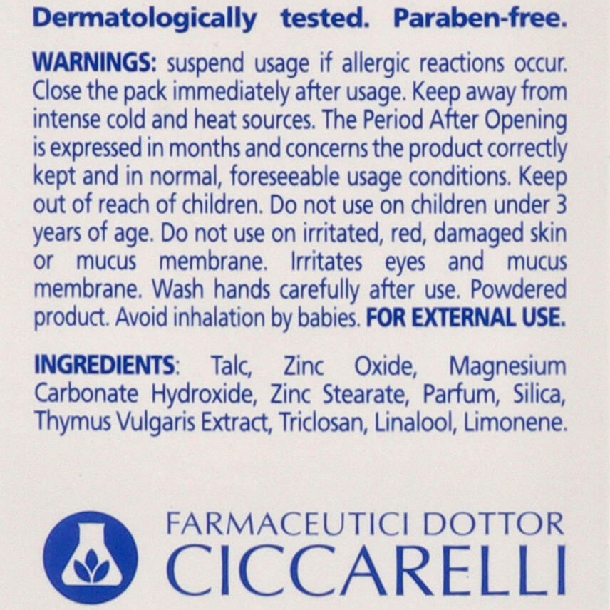 Dottor Ciccarelli Timodore Fu&szlig;puder gegen Schwei&szlig; 250 g