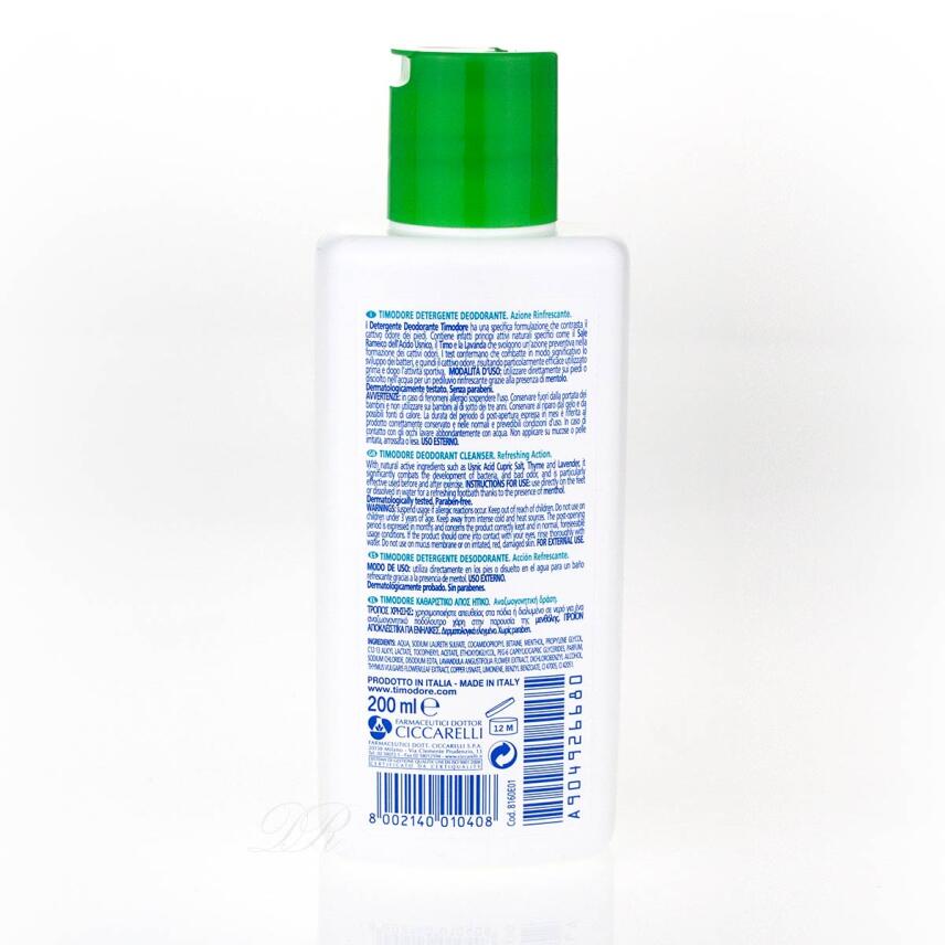 Dottor Ciccarelli Timodore Deodorant Fu&szlig;waschlotion 200 ml