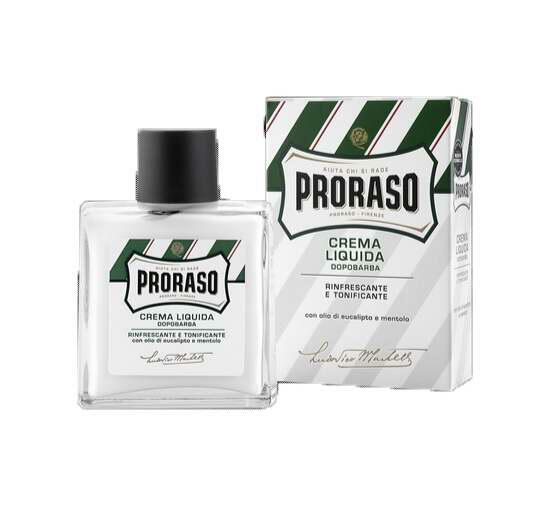 PRORASO aftershave Cream  green 100ml / 3,3 fl.oz - no alcohol