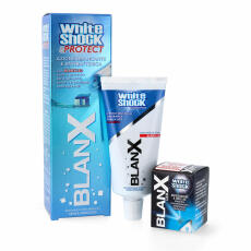 BlanX White Shock Zahncreme + LED-Lichtverst&auml;rker