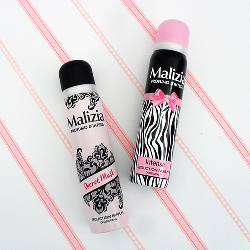 Die neuen Deos Malizia Donna Intense und Secret Musk